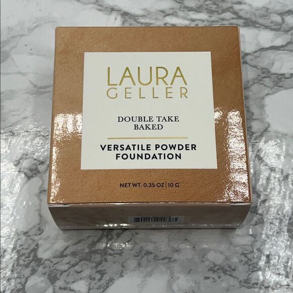 LAURA GELLER Double Take Baked Versatile Powder Foundation “Light”-NEW! - Picture 3 of 5